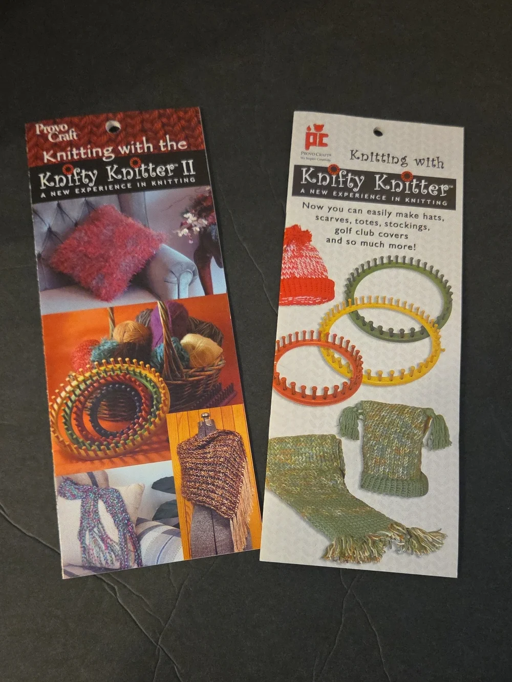 Knitting Looms - Set of 4 & Mini Direction Booklets - Set of 2